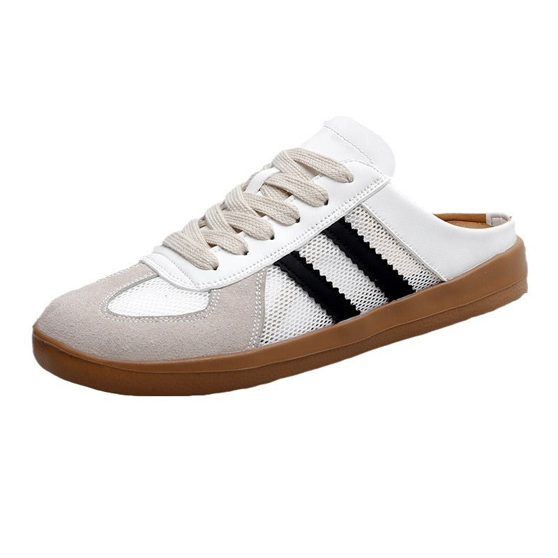 Bootara Women's Mesh Mule Slippers German Trainer - Inspired Slip-Ons for Women | Spring-Summer Comfort Shoes with Arch Support