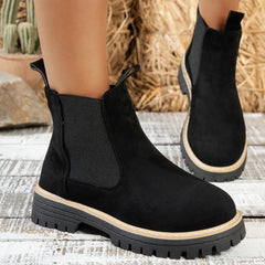 Bootara Women's ClassicKick Boots - Effortless Slip-On Ankle Boots with Chelsea Style (US 5-10.5)