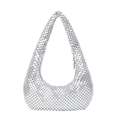 Bootara Women's Éclat Minaudière  - Gilded Crystal-Embellished Clutch with Convertible Chain