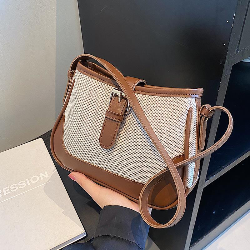 Bootara Women's Wander Canvas Crossbody - Artisan-Textured Convertible Shoulder Bag for Effortless Days