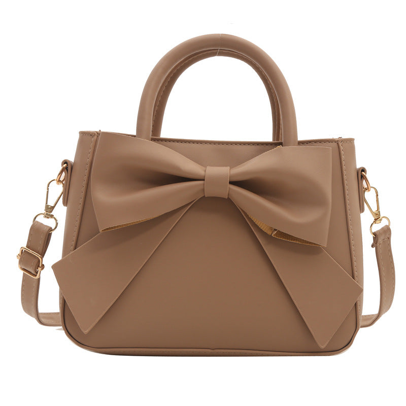 Bootara Women’s Bow-Adorned Bucket Bag - Niche-Design Mini Crossbody & Top Handle Purse for Urban Minimalist Style