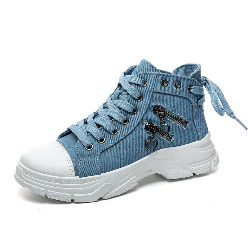 Bootara Women's Breeze Platform Martens - Comfortable Height-Increasing Sporty Casual Boots - US(5-10)