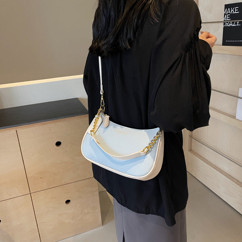 Bootara Women's Artisan Crescent Crossbody Bag - Versatile Shoulder Bag with Chain Strap & Convertible Carry