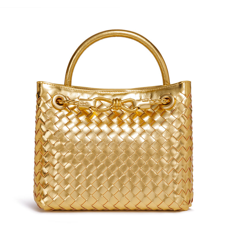 Bootara Women's Artisan Weave Tote - Expandable Crossbody with Butterfly Motif & Structured Silhouette
