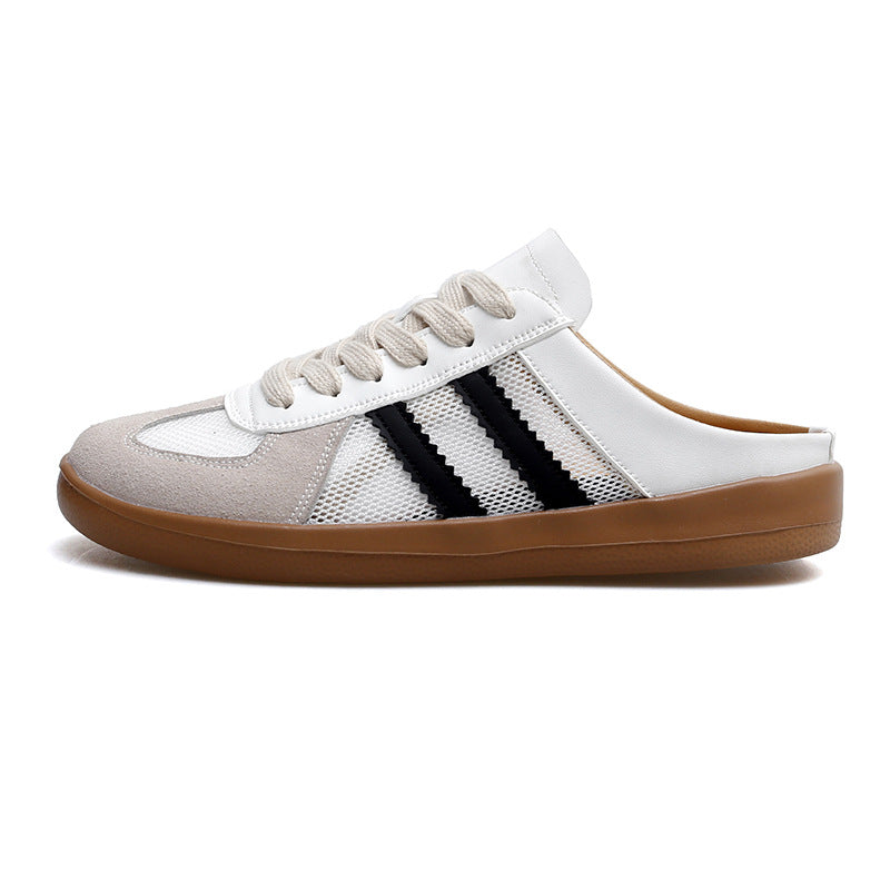 Bootara Women's Mesh Mule Slippers German Trainer - Inspired Slip-Ons for Women | Spring-Summer Comfort Shoes with Arch Support