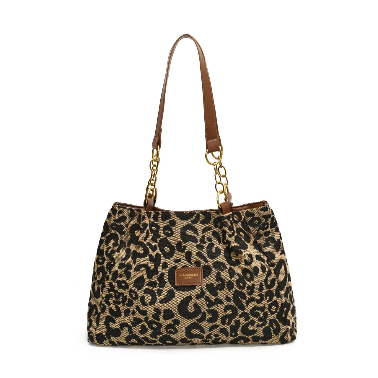 Bootara Women‘s Vintage Leopard Print Commuter Tote Spacious Work-to-Weekend Shoulder Bag