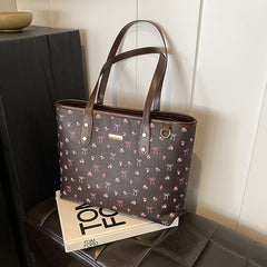 Bootara Women‘s Large Capacity Floral Tote Bag | Fashionable & Versatile Daily Commuter Shoulder Bag