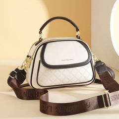 Bootara Women's Quilted Round Bag – Crossbody & Shoulder Mini Purse for Women