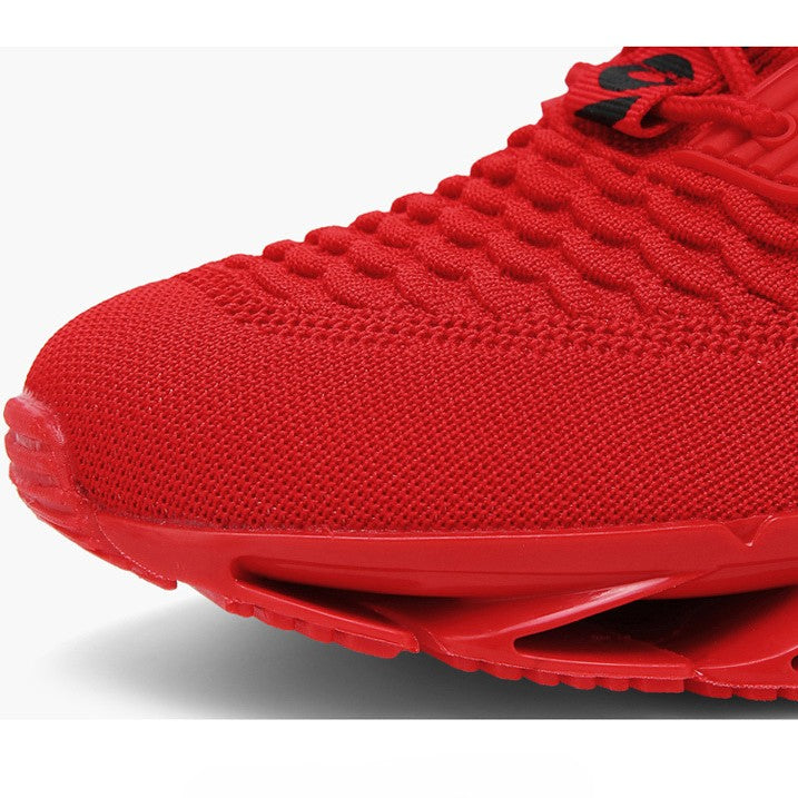 Bootara Men's AeroKnit Runner - Extended Fit Breathable Mesh - Platform Sneakers with Blade Sole & Maximum Cushion