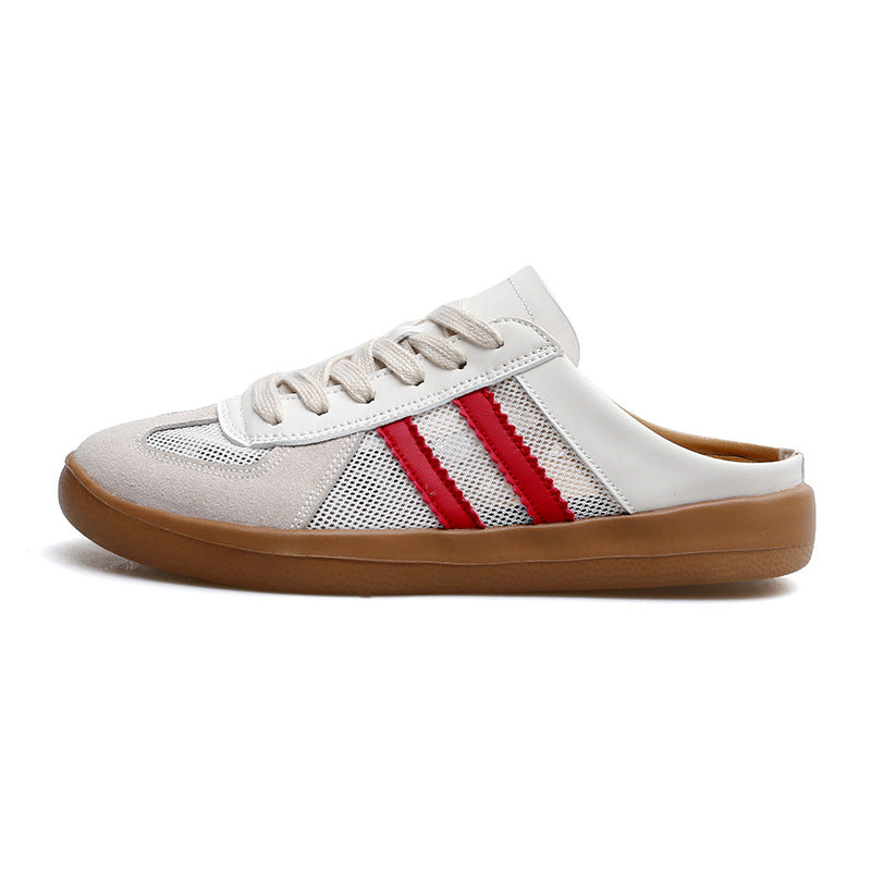 Bootara Women's Mesh Mule Slippers German Trainer - Inspired Slip-Ons for Women | Spring-Summer Comfort Shoes with Arch Support
