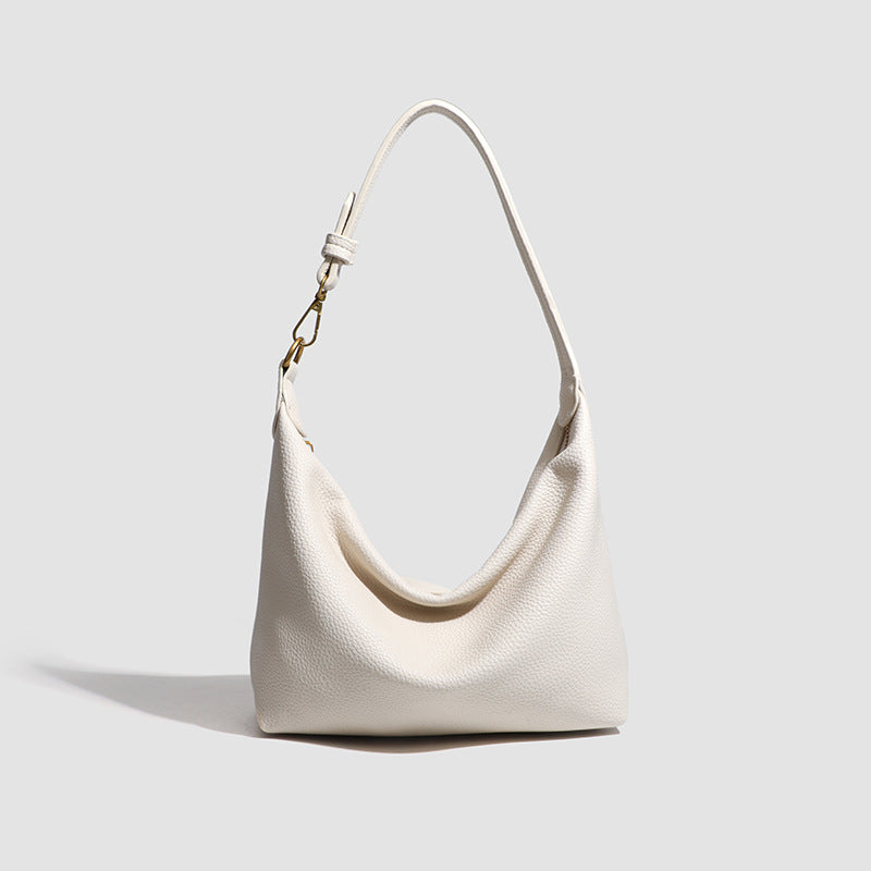 Bootara Women's Metro Pebble Hobo - Spacious Pebbled Leather Commuter - Convertible Shoulder Sling