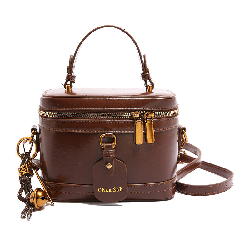 Bootara Women’s Premium Vintage Bucket Bag - Retro Chic Top Handle Crossbody Purse for Stylish Casual Use