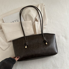 Bootara Women's Vintage-Chic Oversized Tote - Commuter-Ready Shoulder Bag w/ Detachable Accent Charms, Grain-Textured Vegan Leather