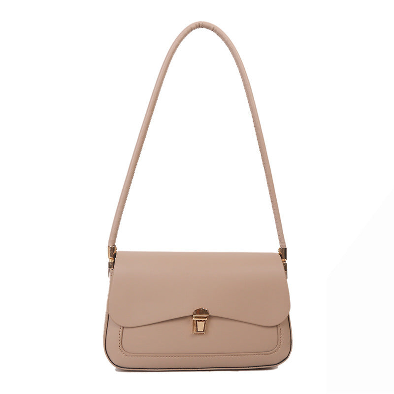 Bootara Women’s French Asymmetric Clutch – Textured Underarm Shoulder Bag with Buckle