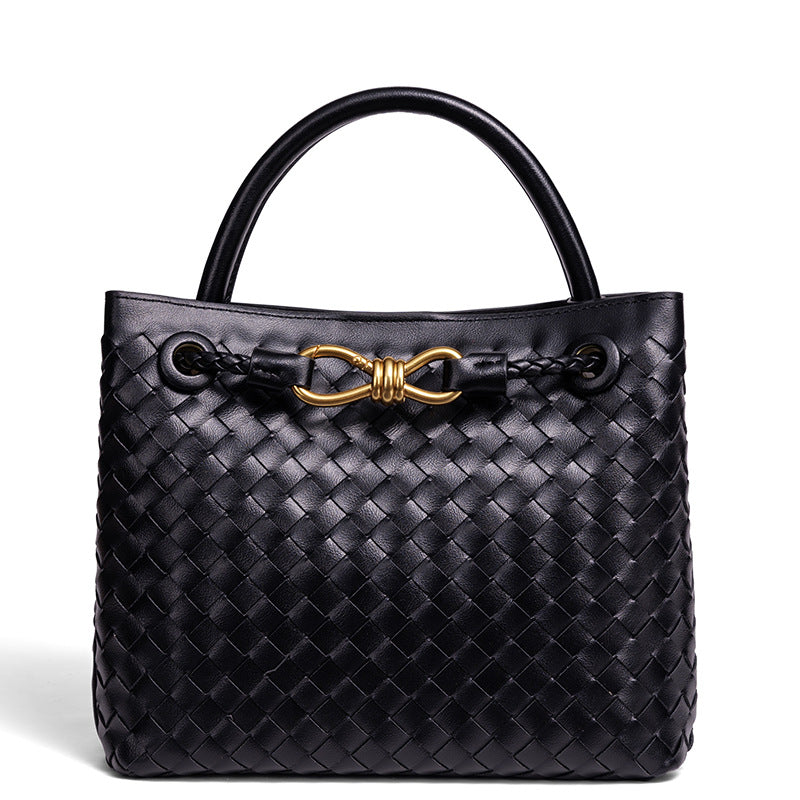 Bootara Women's Artisan Weave Tote - Expandable Crossbody with Butterfly Motif & Structured Silhouette