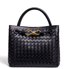Bootara Women's Artisan Weave Tote - Expandable Crossbody with Butterfly Motif & Structured Silhouette