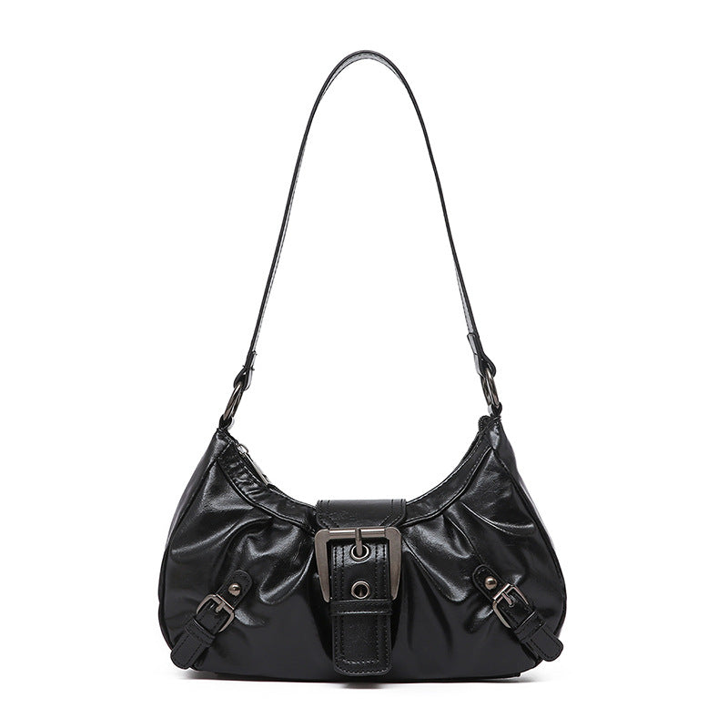 Bootara Women's Terra Siren Hobo - Dual-Tone Distressed Leather Underarm Bag | Salvaged Elegance