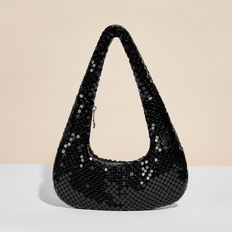 Bootara Women's Éclat Minaudière  - Gilded Crystal-Embellished Clutch with Convertible Chain