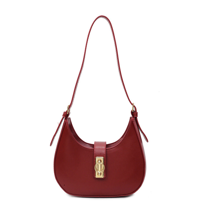 Bootara Women's Crescent Sculpt Shoulder Bag - Indie-Design Underarm Bag | Refined & Viral-Worthy