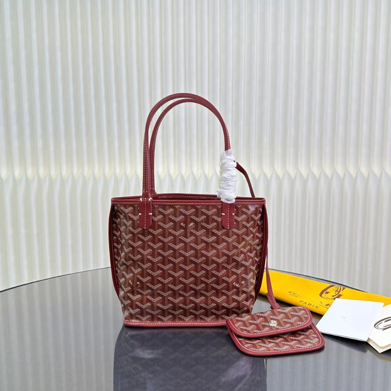 Bootara Women’s Reversible Chevron Mini Satchel — Dual-Sided Artisan-Woven Tote with Top Handle & Convertible Strap