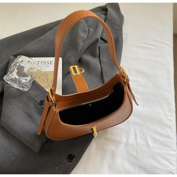Bootara Women's Crescent Sculpt Shoulder Bag - Indie-Design Underarm Bag | Refined & Viral-Worthy
