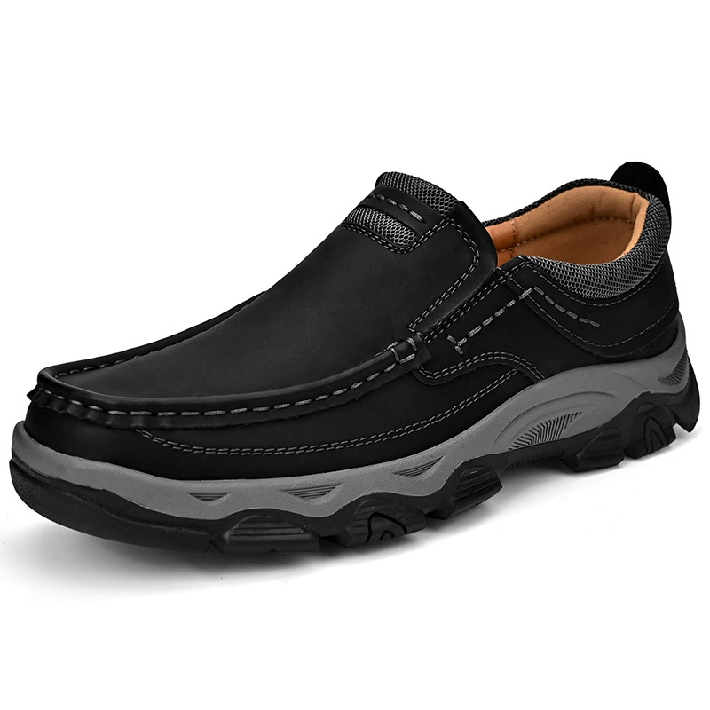Bootara Hot-Selling Men's Leather Loafers – 2025 Spring New Style Slip-On Shoes