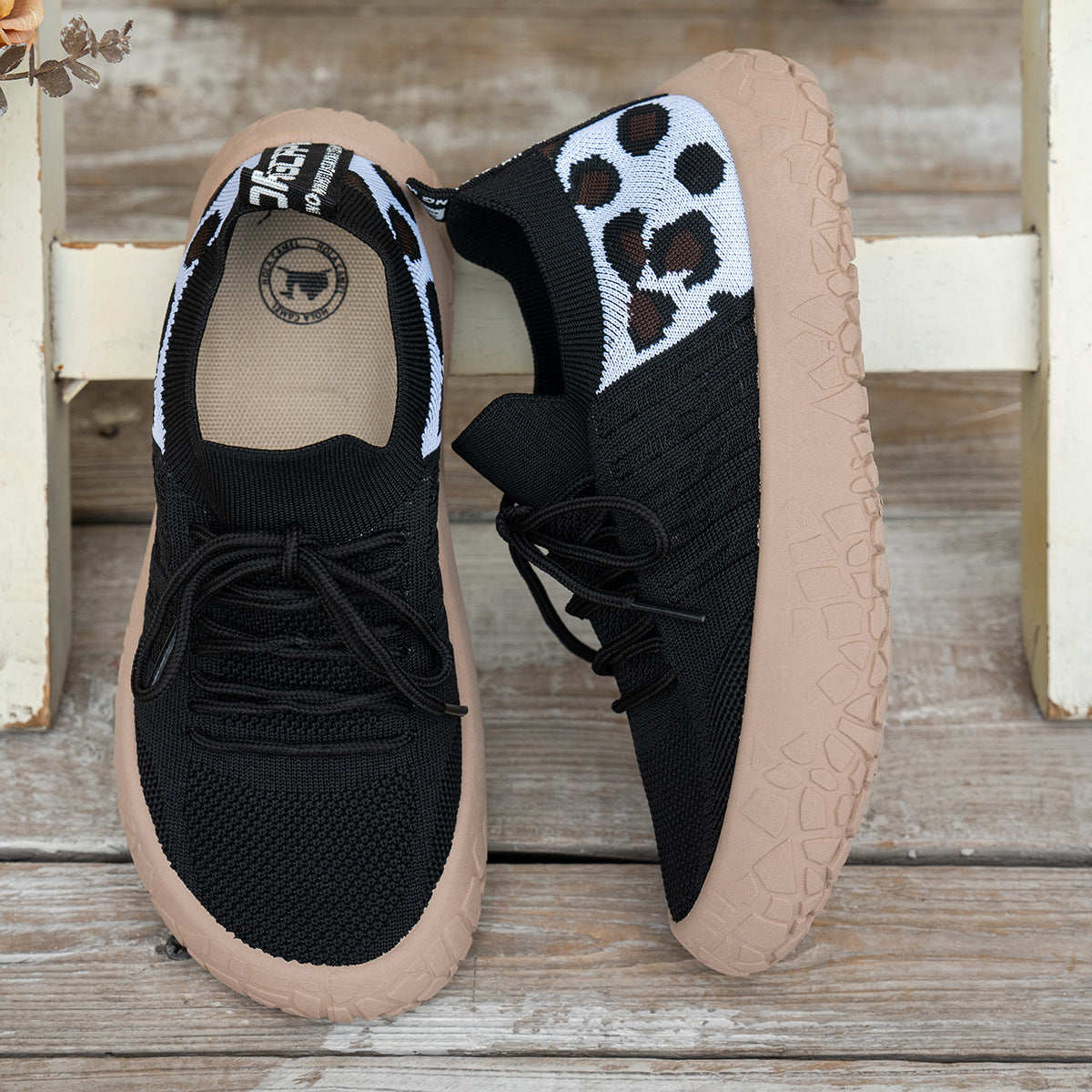 Bootara Cerynna Black knit sneakers - photo 1