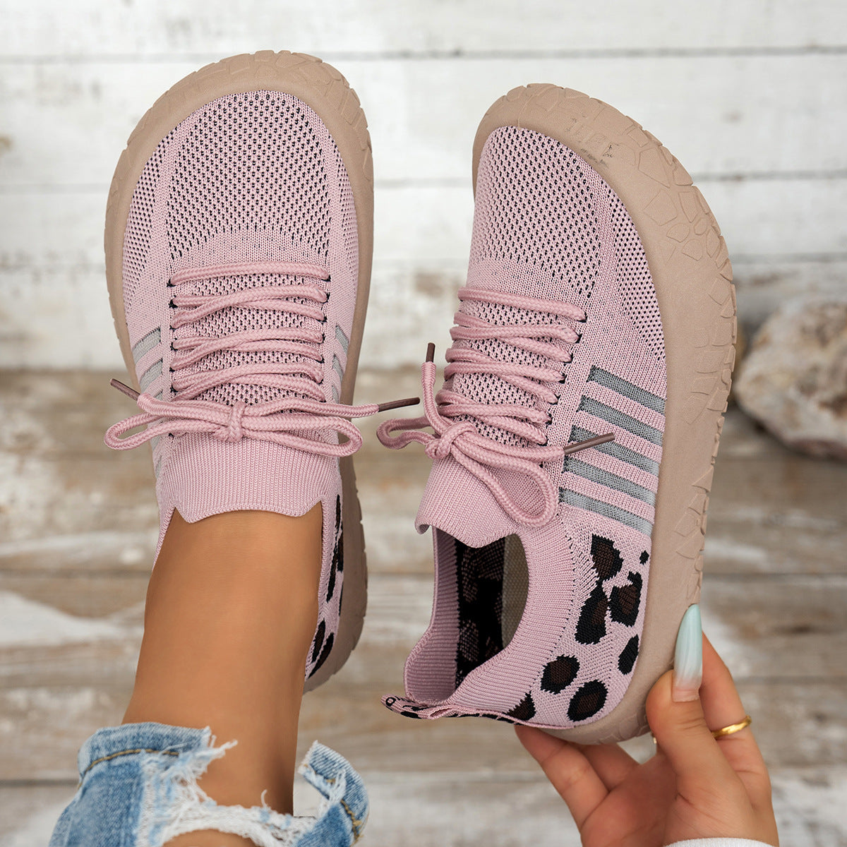 Bootara Cerynna Pink knit sneakers - photo 13