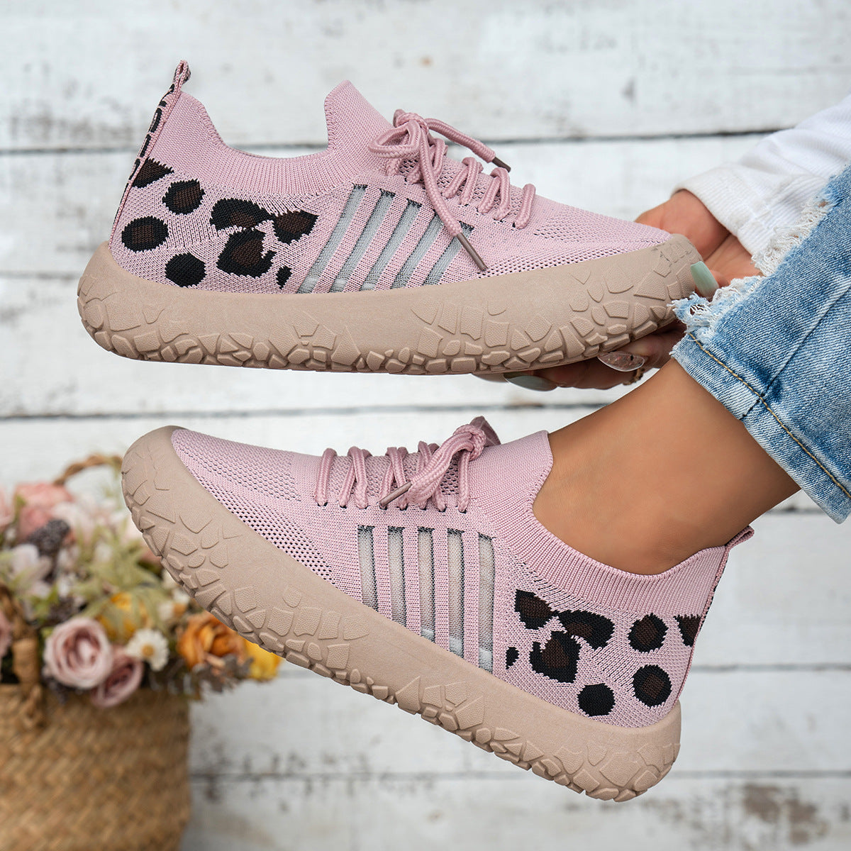 Bootara Cerynna Pink knit sneakers - photo 5