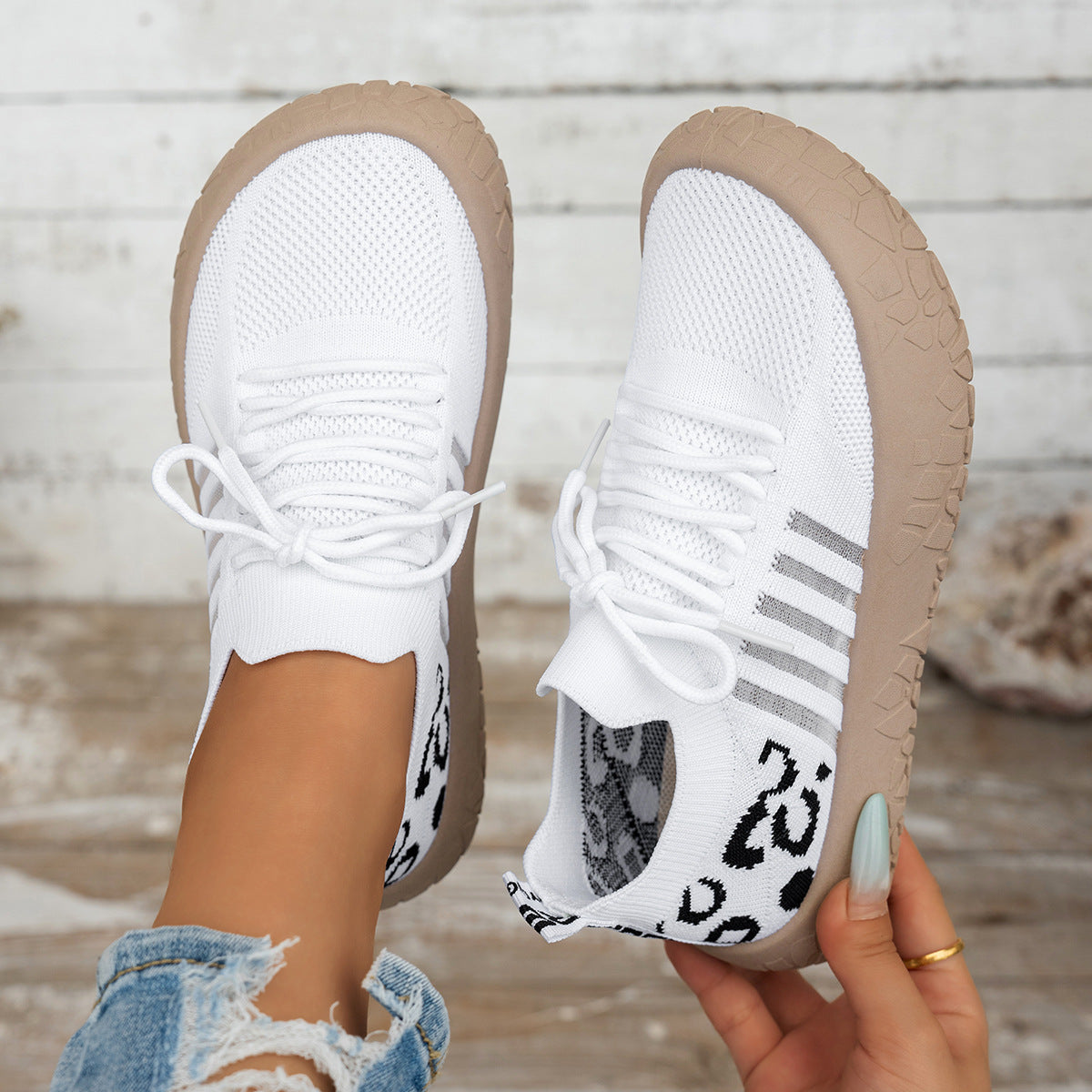 Bootara Cerynna White knit sneakers - photo 12