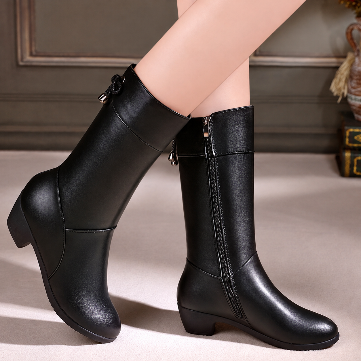 Bootara Brinelle Black - on-foot view