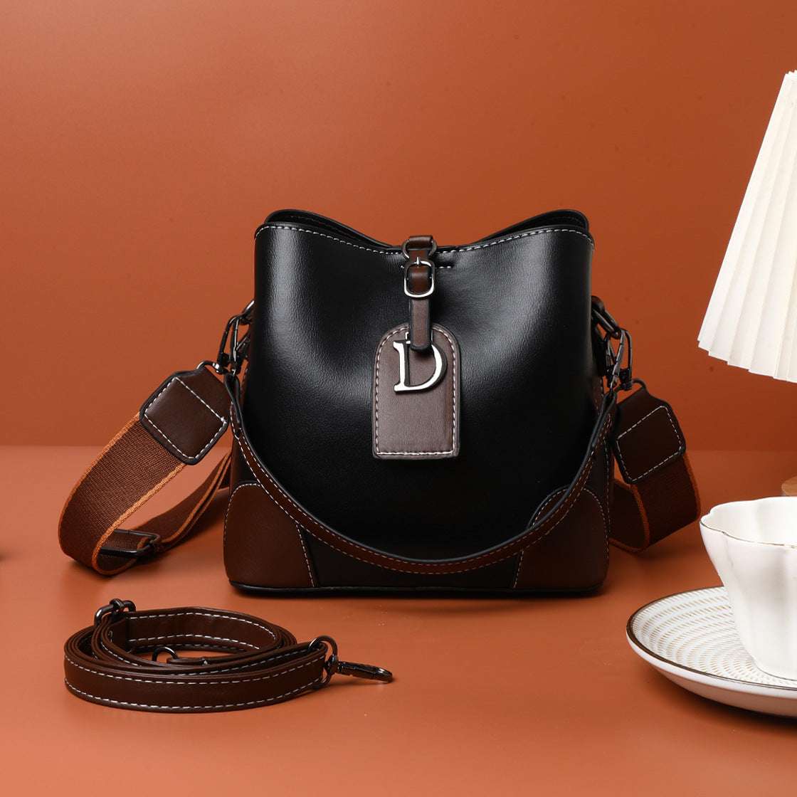 Bootara Women's Intricate Clasp Bucket Bag - Premium Vintage-Convertible Shoulder Bag with Artisan Craftsmanship & Luxury-Edit Value