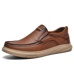 Bootara Men's Slip-on Comfortable Genuine Leather Loafers