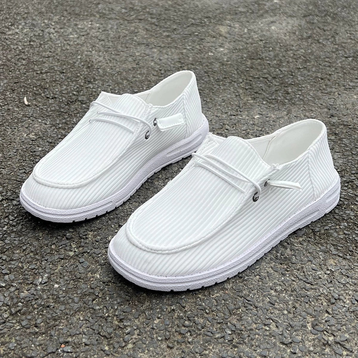 Bootara Large size casual shoes spring and autumn new flat-soled low-top loafers for women