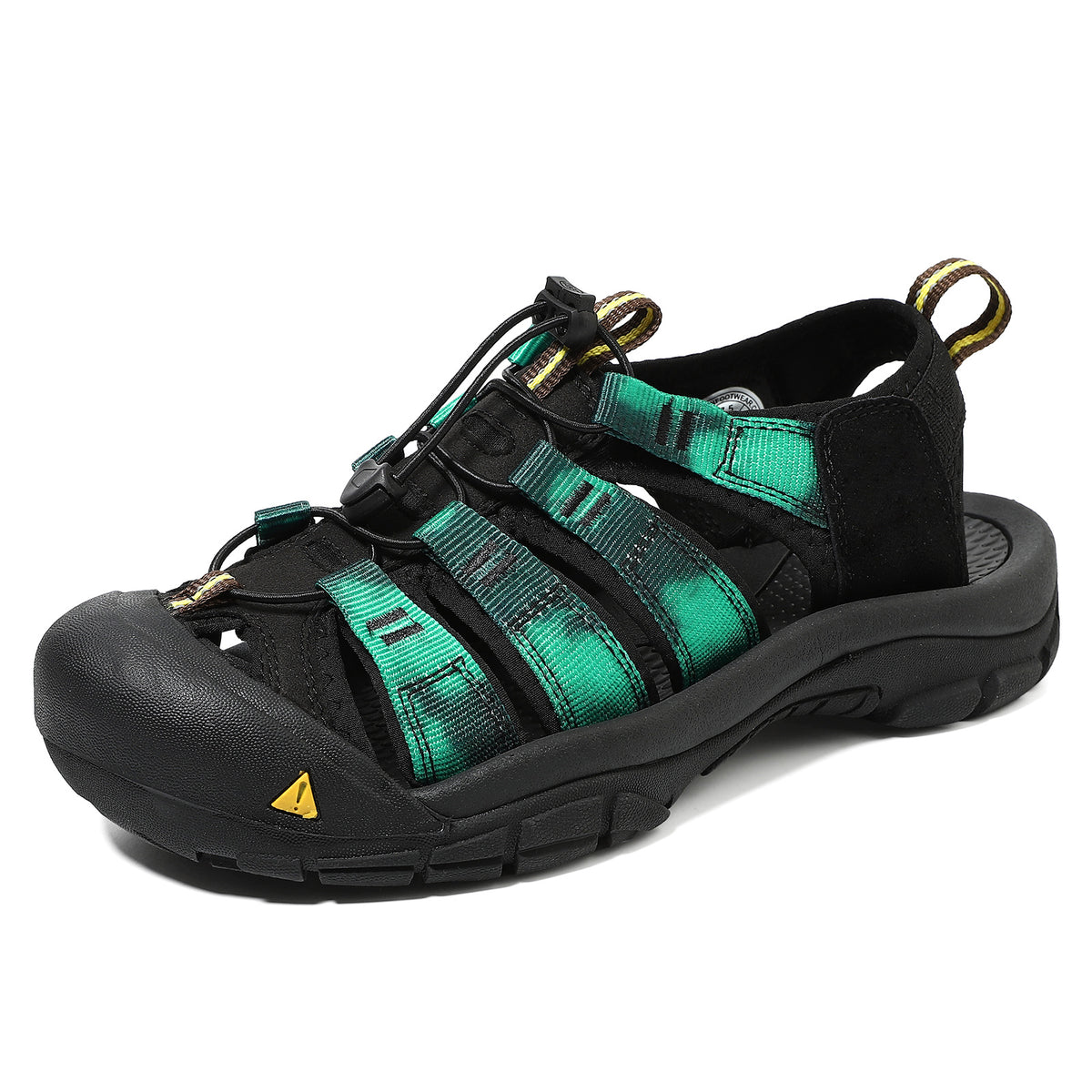 Bootara Mens Closed Toe Summer Sandals Handmade Multicolored Outdoor Beach Shoes