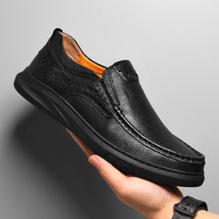 Bootara Men's Slip-on Comfortable Genuine Leather Loafers