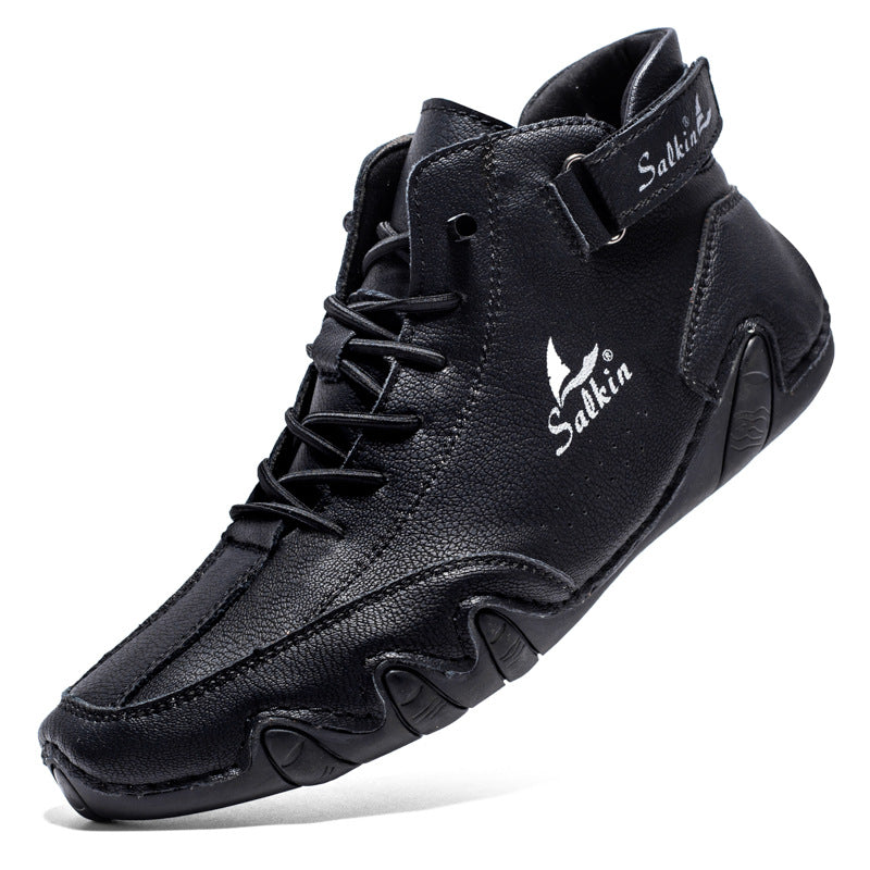 Bootara Men’s Octopus High-Top Lace-Up Ankle Boots