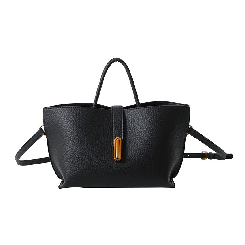 Bootara Women's Vintage Commuter Tote - XL Capacity Pebbled PU or Sueded Tote | Convertible Carry & Retro Design