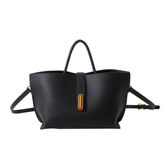 Bootara Women's Vintage Commuter Tote - XL Capacity Pebbled PU or Sueded Tote | Convertible Carry & Retro Design