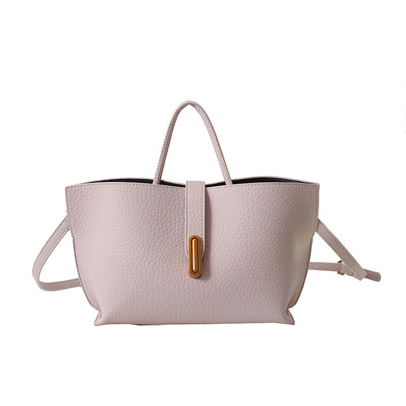 Bootara Women's Vintage Commuter Tote - XL Capacity Pebbled PU or Sueded Tote | Convertible Carry & Retro Design