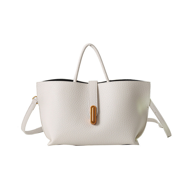 Bootara Women's Vintage Commuter Tote - XL Capacity Pebbled PU or Sueded Tote | Convertible Carry & Retro Design