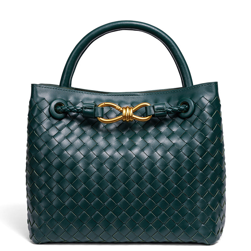 Bootara Women's Artisan Weave Tote - Expandable Crossbody with Butterfly Motif & Structured Silhouette