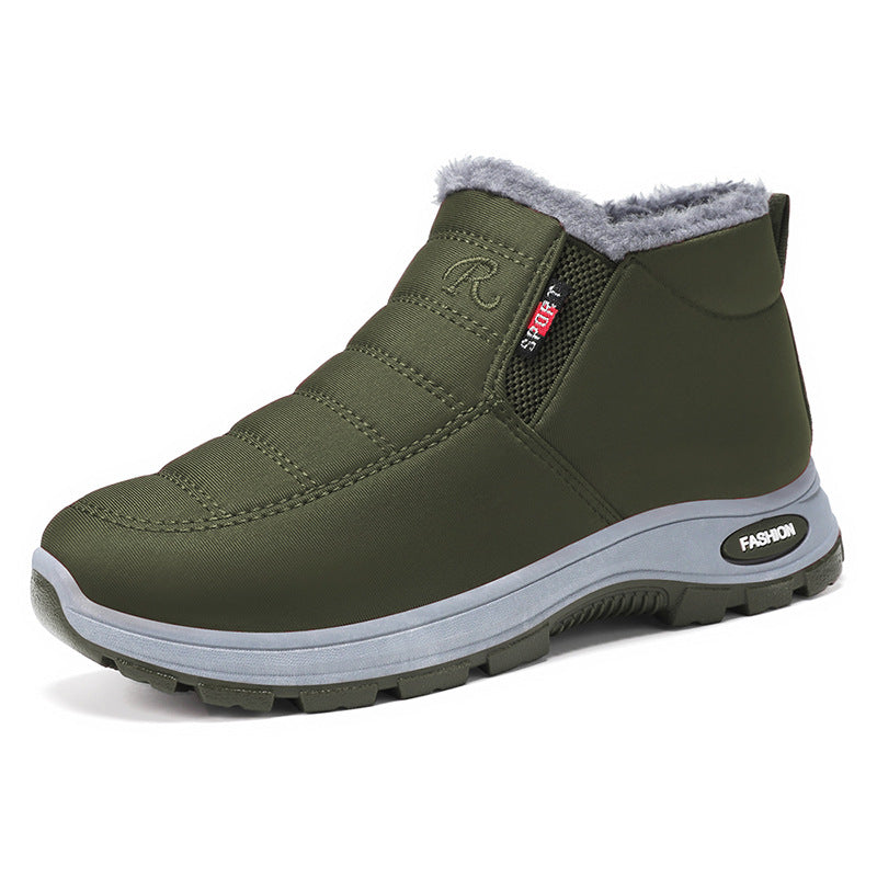 Bootara Lunwick Green plush-lined winter ankle boots, view 16