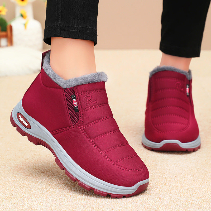 Bootara Lunwick Red plush-lined winter ankle boots, view 8