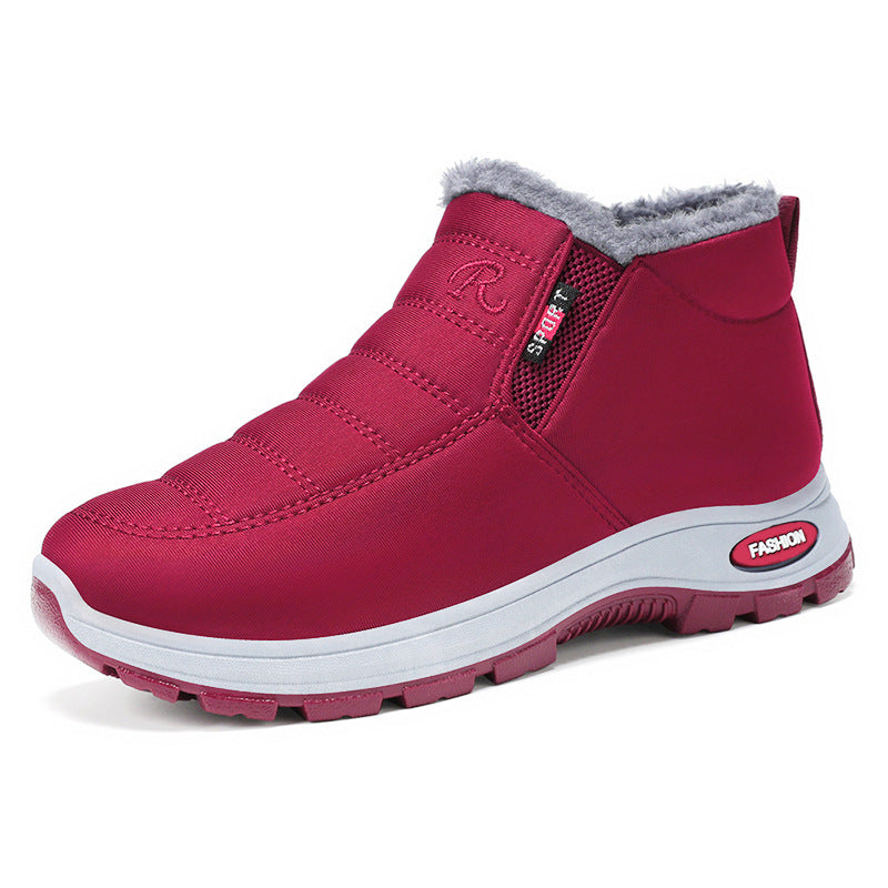 Bootara Lunwick Red plush-lined winter ankle boots, view 9