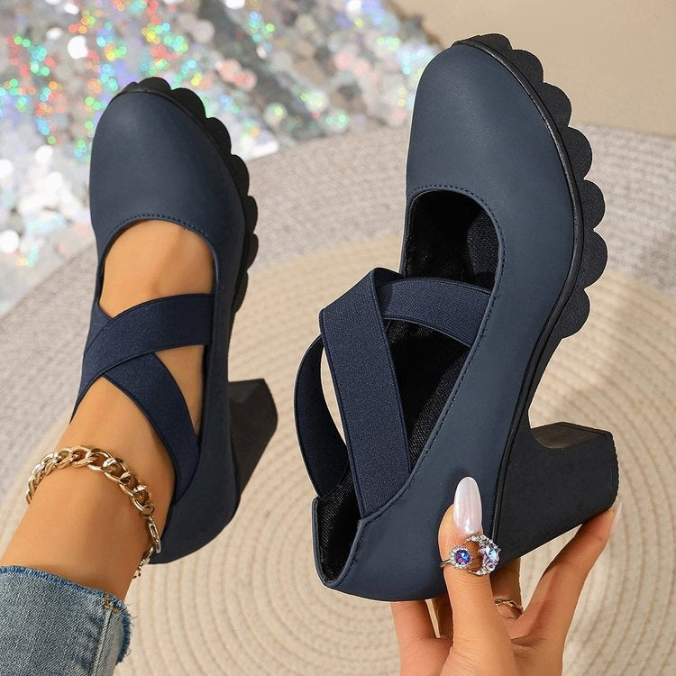 Bootara Marlow cross-strap Mary Jane shoes, product detail and styling view