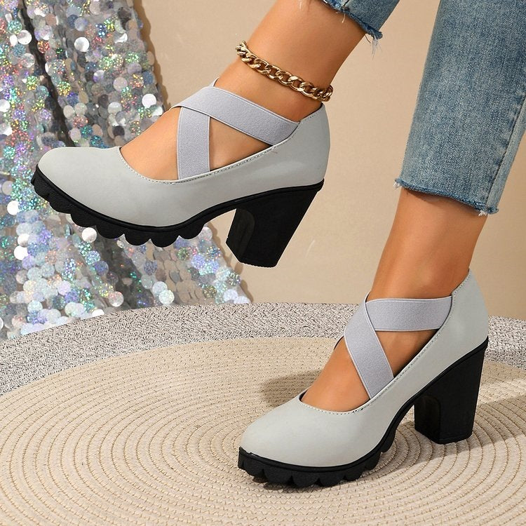 Bootara Marlow cross-strap Mary Jane shoes, product detail and styling view