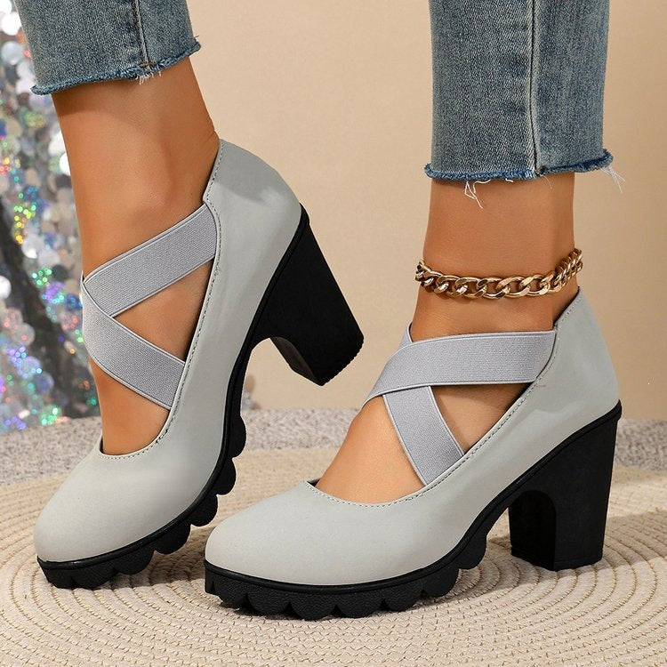 Bootara Marlow cross-strap Mary Jane shoes, product detail and styling view