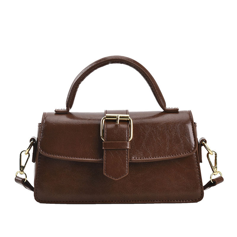 Bootara Women's Cantle Mini Satchel - Equestrian-Architectural Bag with Convertible Carry