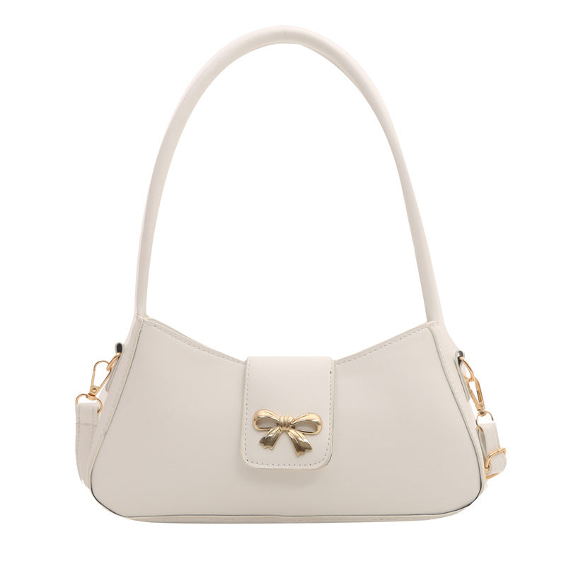 Bootara Women's Luna Cinema Baguette - Sculpted Bow Underarm Sling | Petite & Poetic